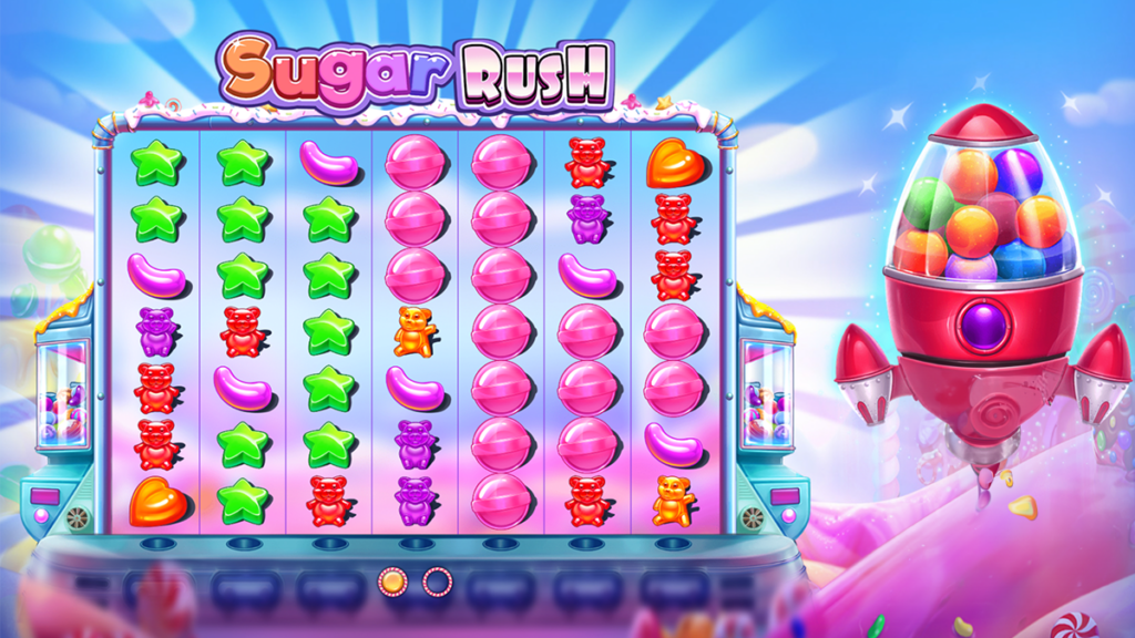 Sugar Rush slot game screenshot