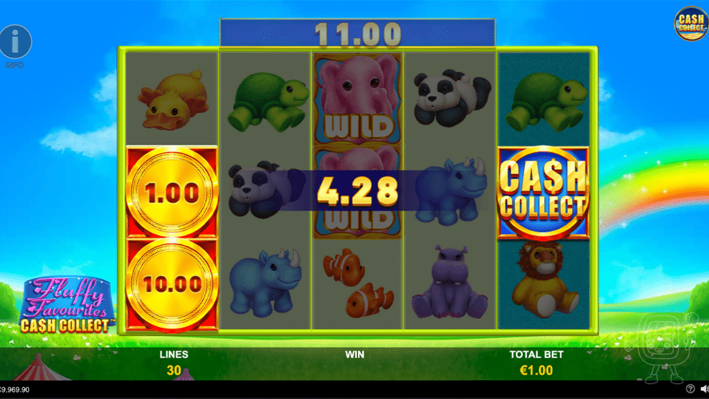 fluffy favourites cash collect