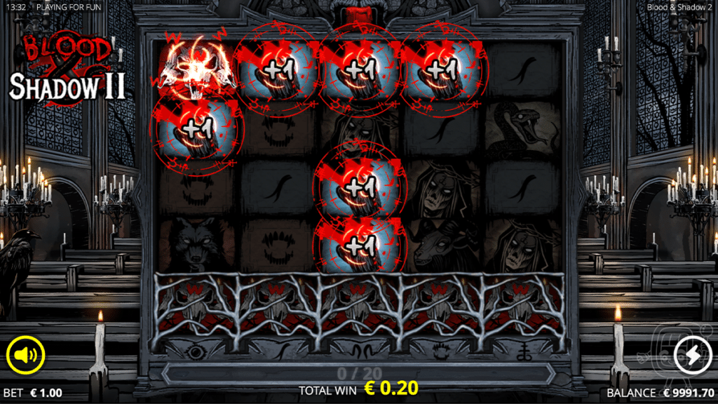 blood and shadow slot payouts