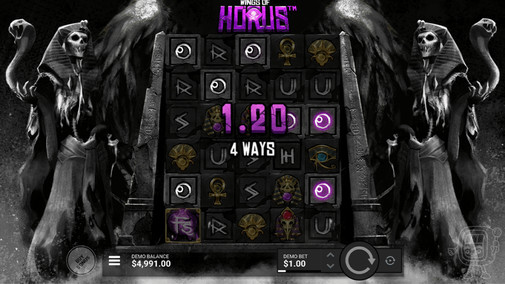 wings of horus slot gameplay