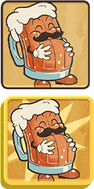 High-value symbol Benny the Beer