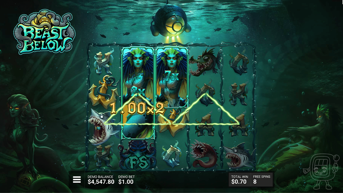 beast below free spins bonus