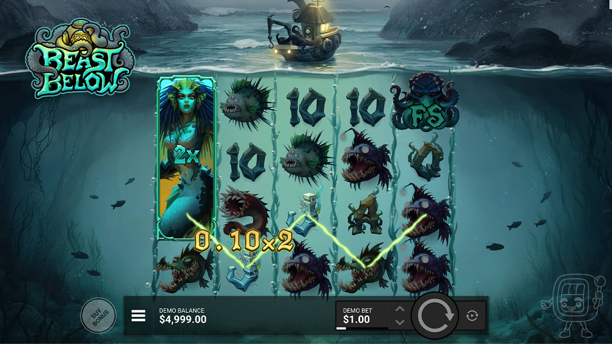 beast below slot multipliers