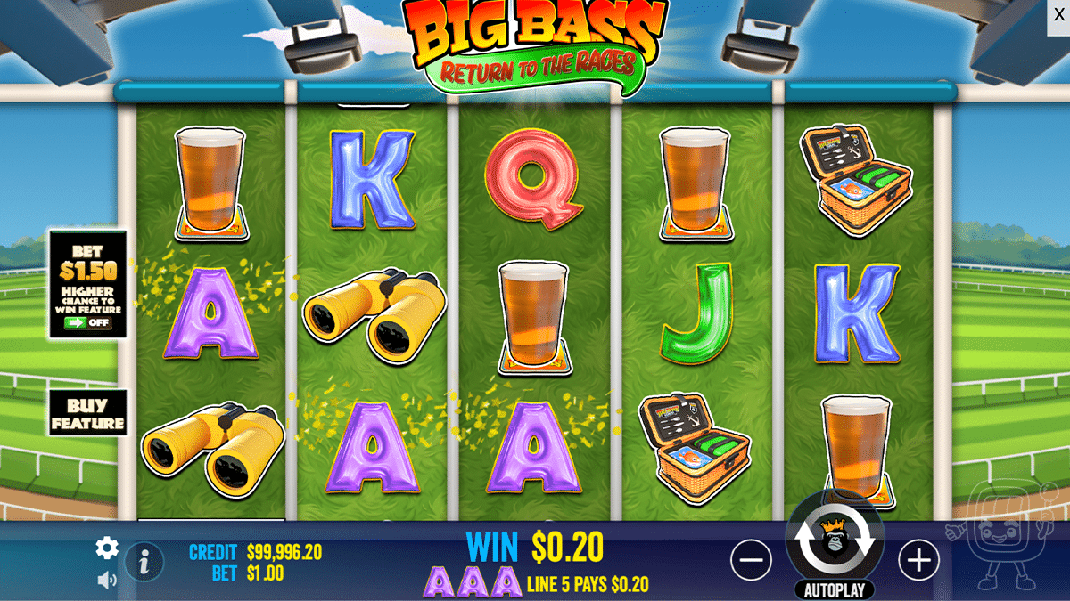 big bass return to the races gameplay