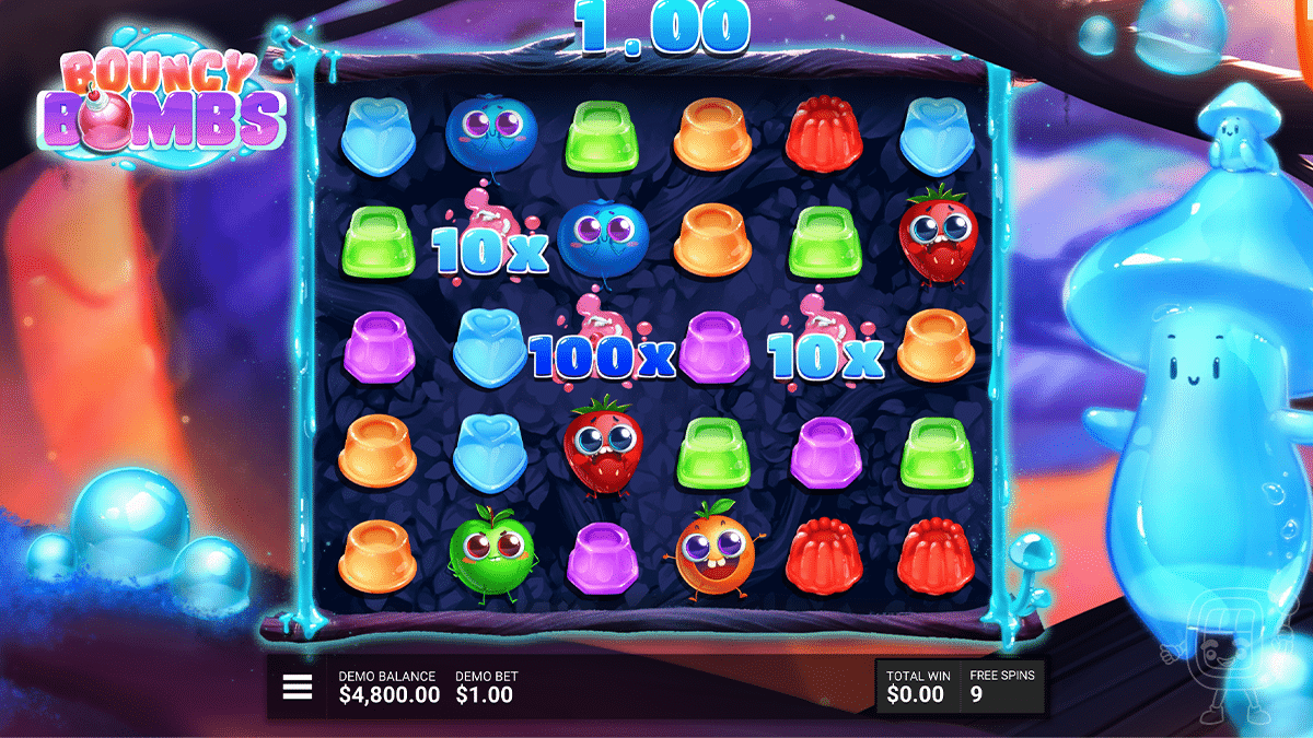 bouncy bombs super free spins bonus