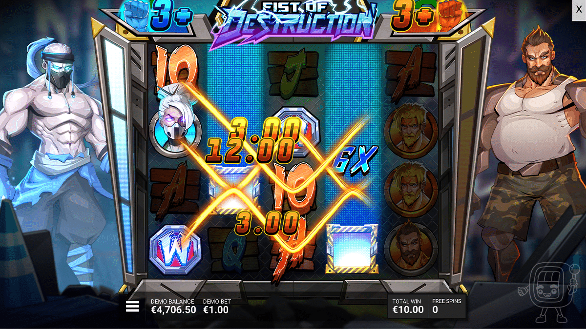 fist of destruction free spins bonus