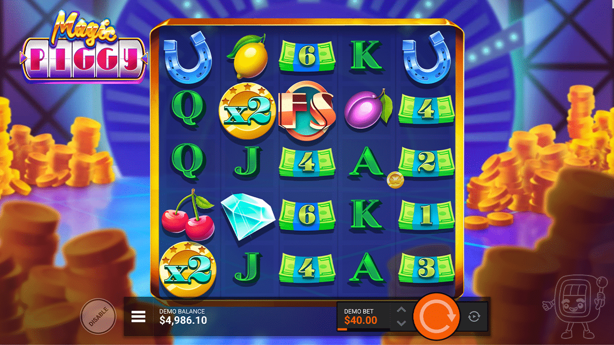magic piggy stacked bills