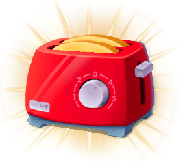 Toaster symbol