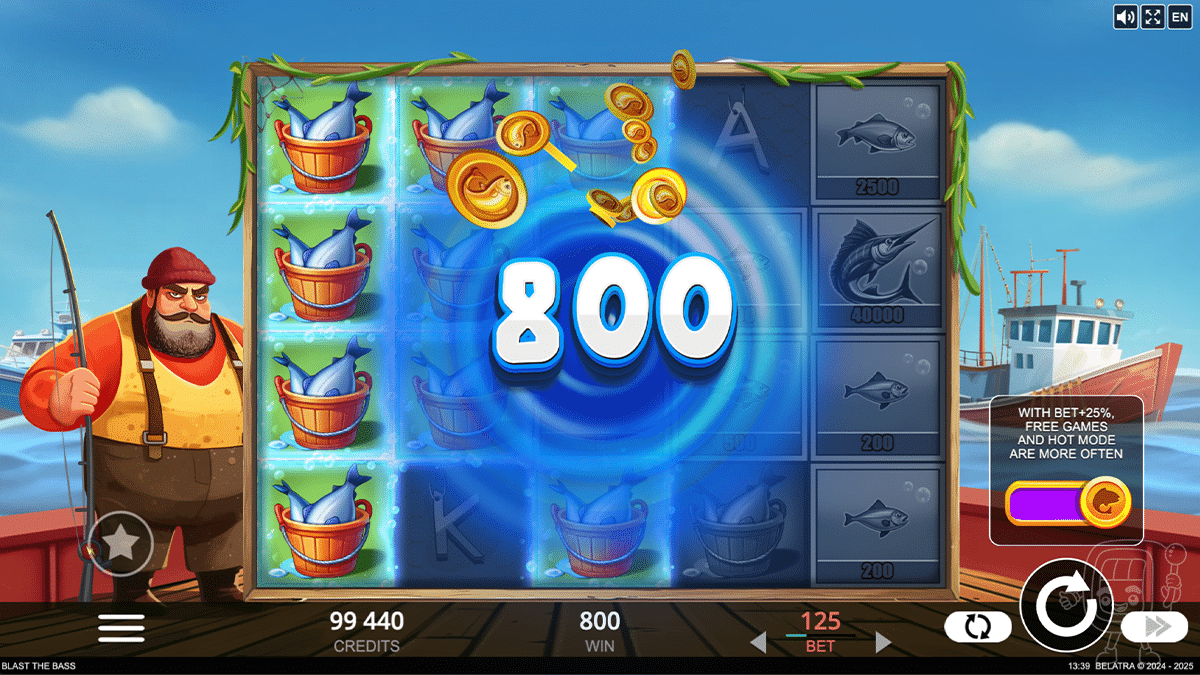blast the bass slot gameplay