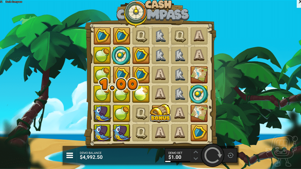 cash compass slot gameplay