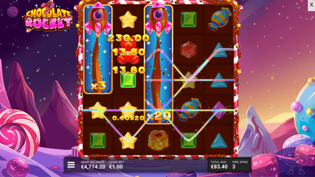 chocolate rocket wild rocket festival bonus
