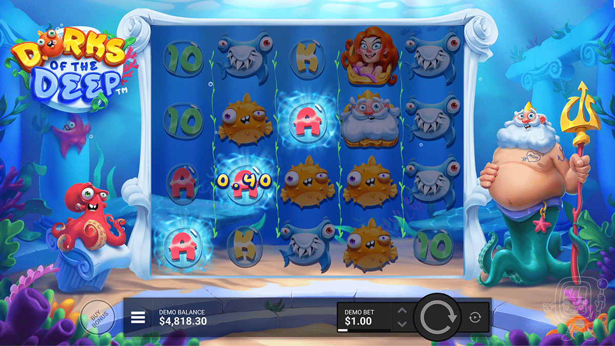 dorks of the deep slot gameplay