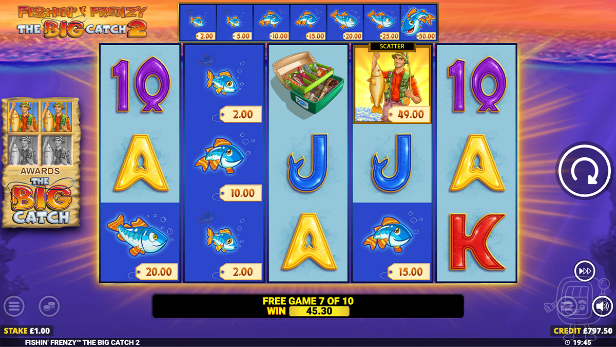 fishin frenzy the big catch 2 bonus