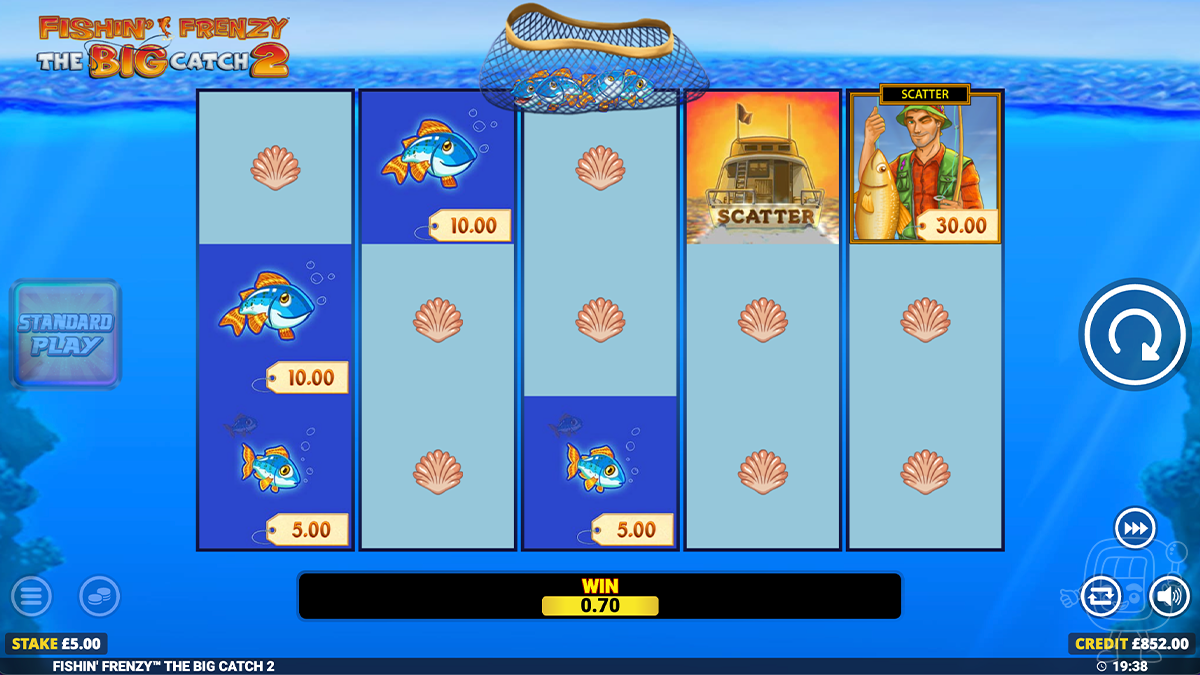 fishin frenzy the big catch 2 power play mode
