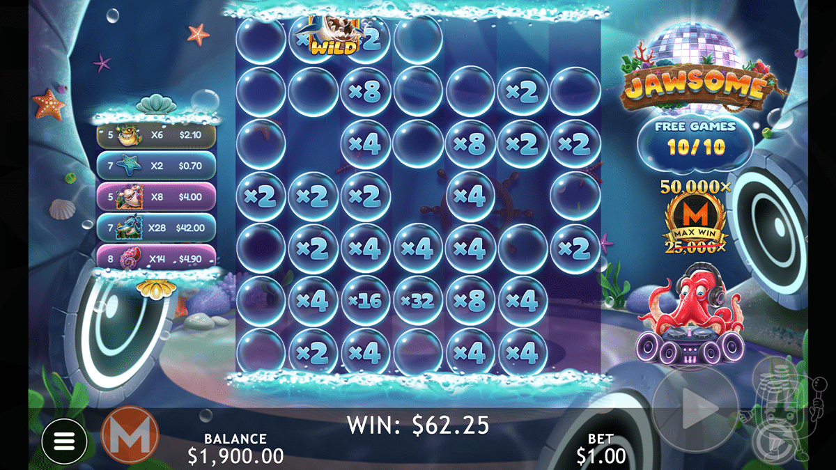 jawsome slot bonus