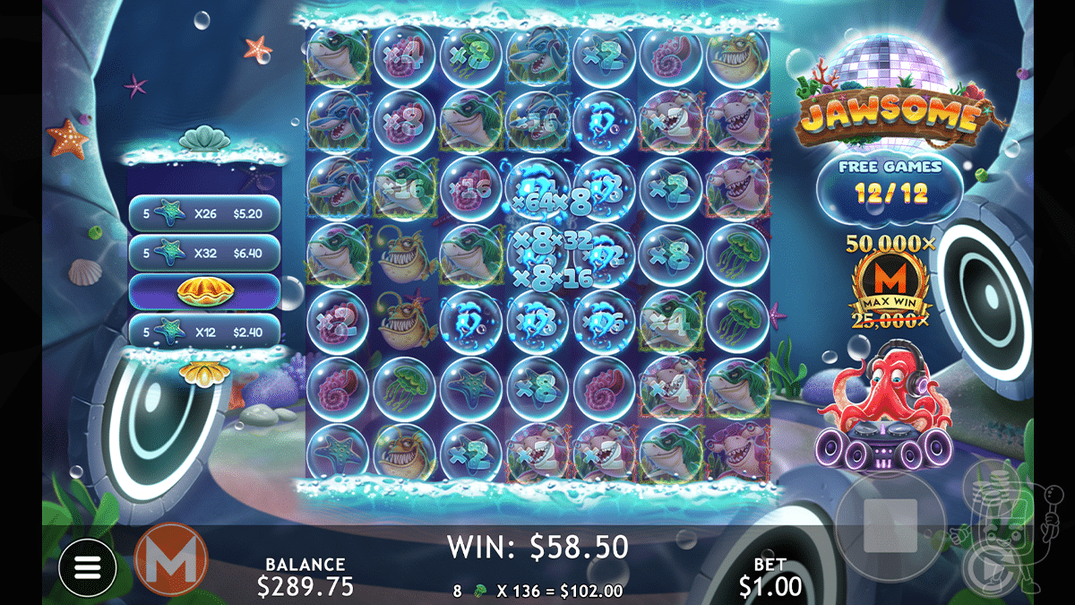 jawsome slot super bonus