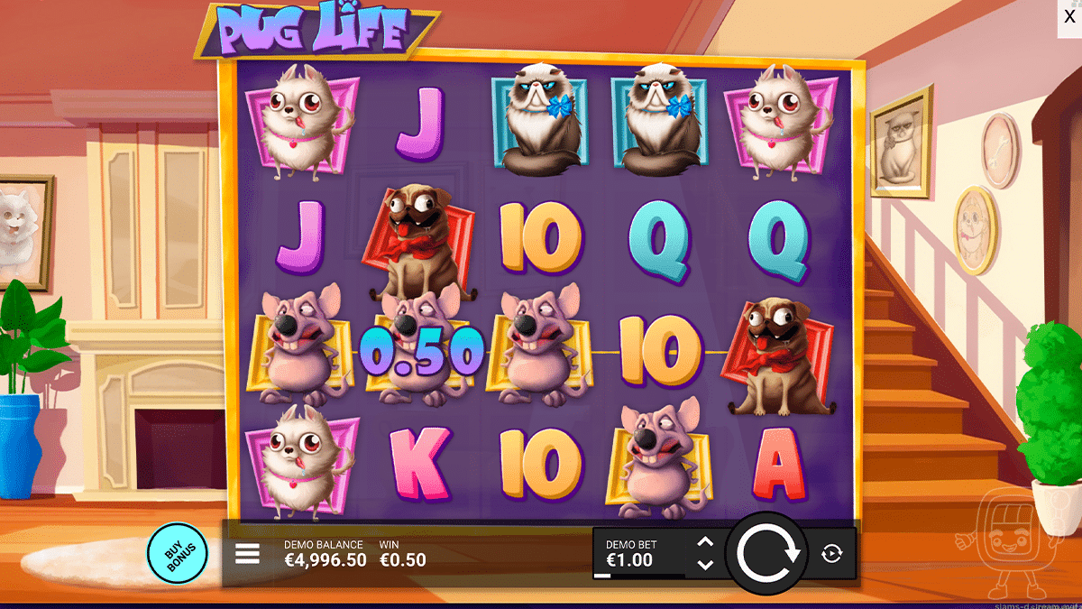 pug life slot gameplay