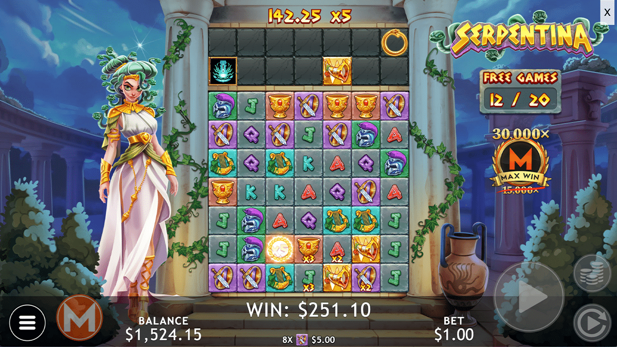 serpentina slot bonus