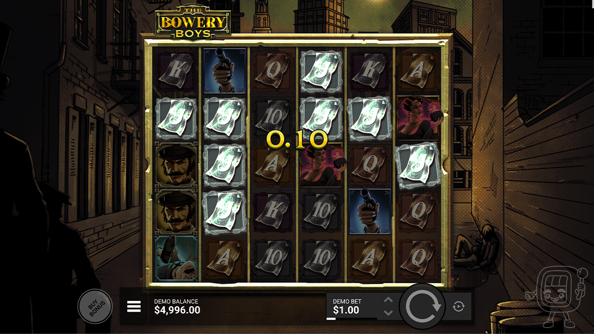 the bowery boys slot gameplay