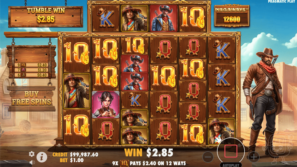 bandit megaways slot gameplay