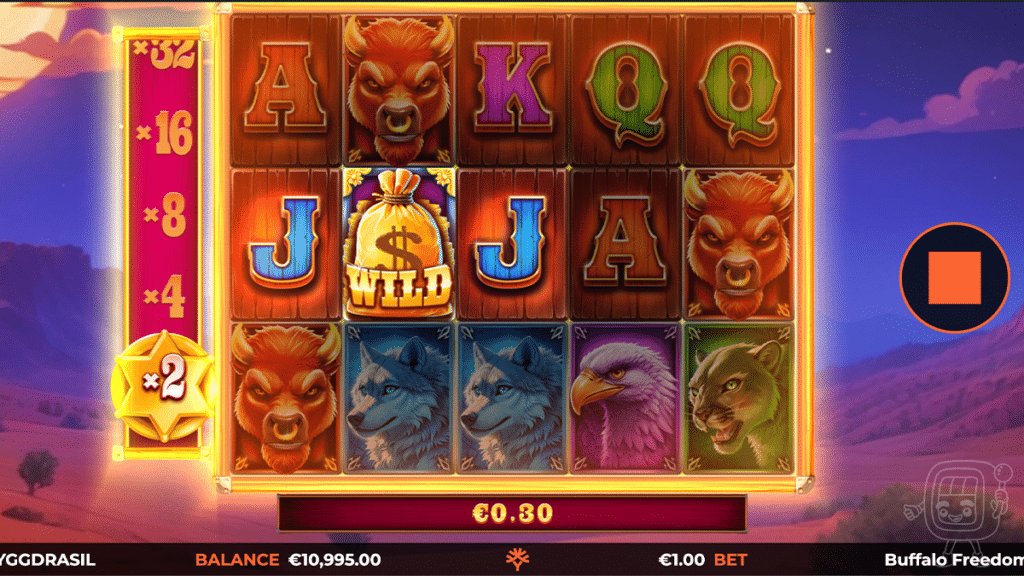 buffalo freedom slot gameplay