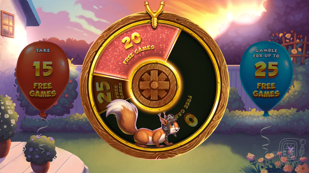 licence to squirrel gamble feature