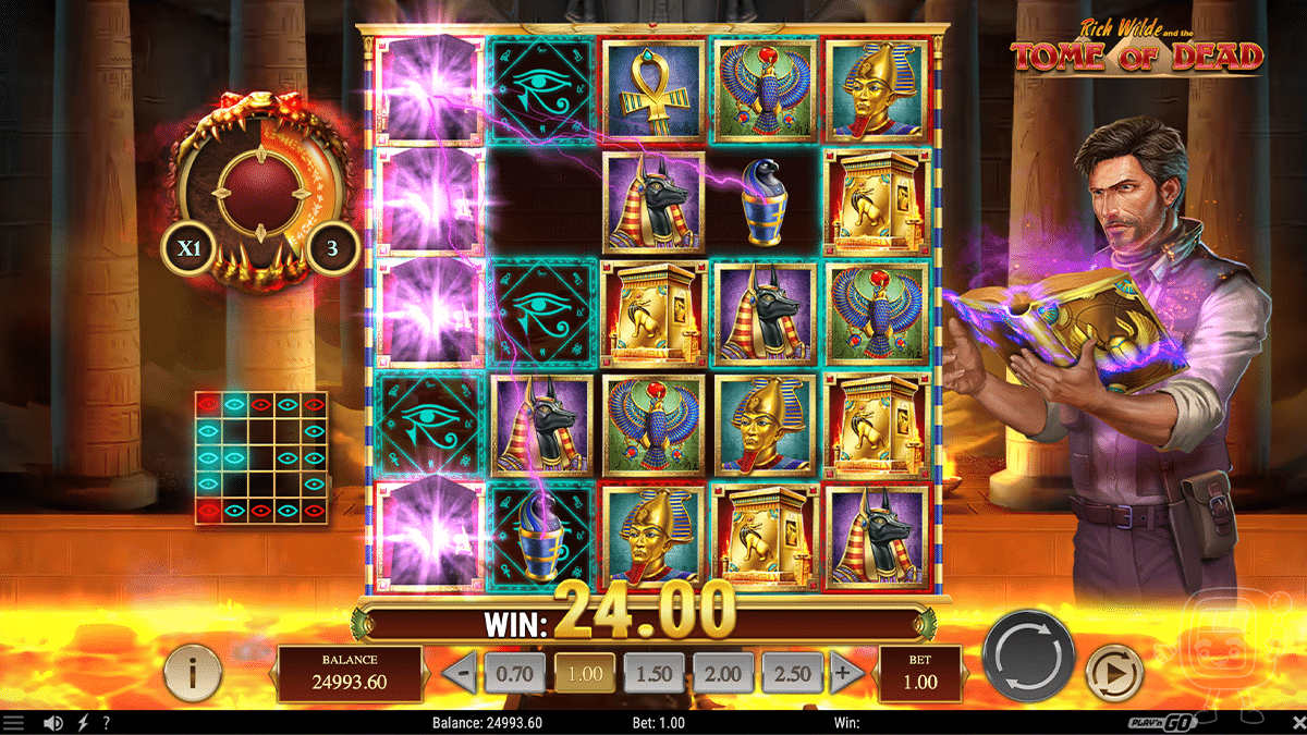 tome of dead free spins bonus