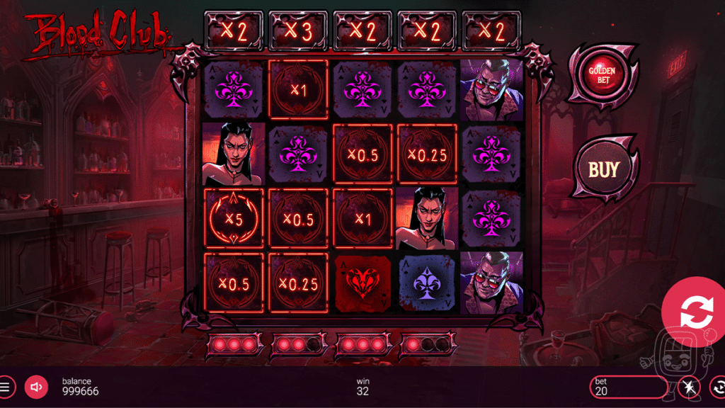 blood club slot gameplay