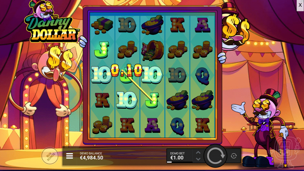 danny dollar slot gameplay