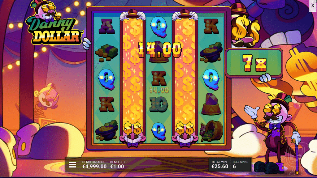 danny dollar slot no bills no thrills bonus