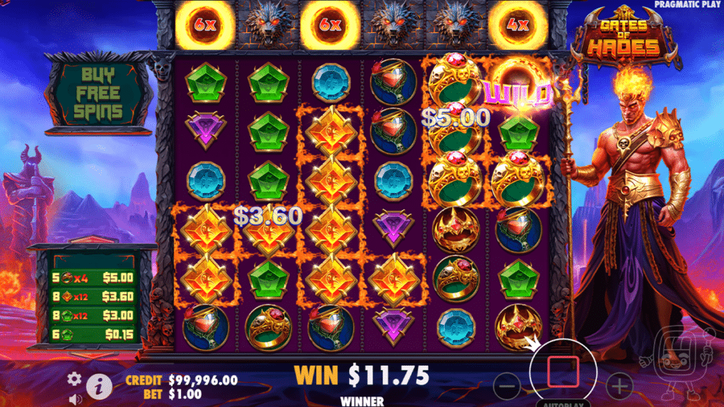 gates of hades slot gameplay