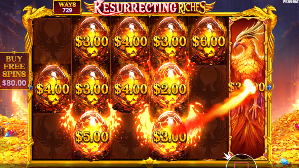 resurrecting riches respin feature