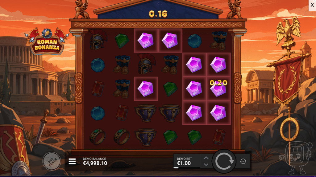 roman bonanza slot backseat gaming base gameplay