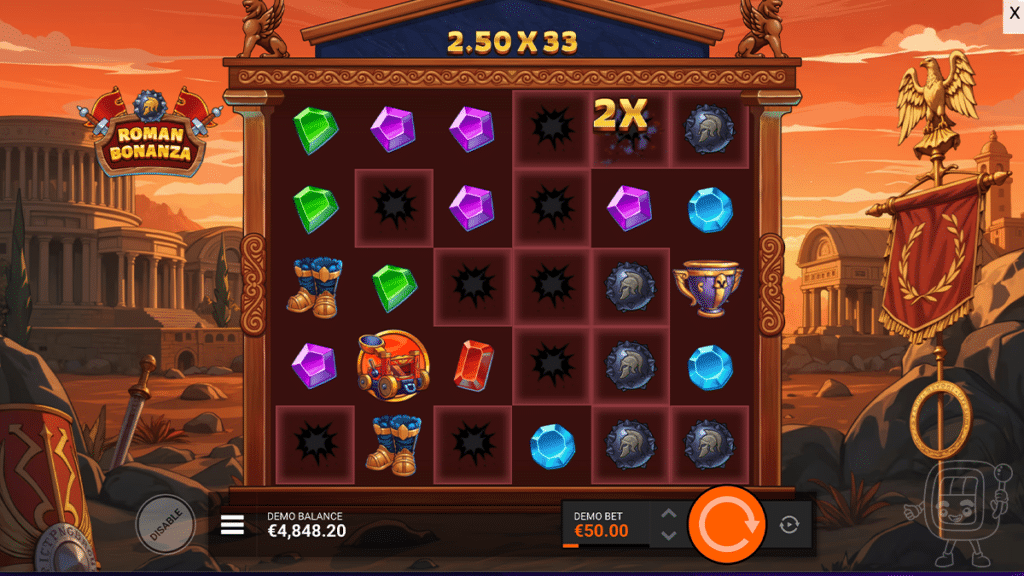 roman bonanza slot backseat gaming catapult feature