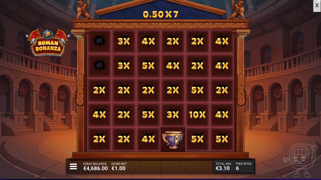 roman bonanza slot backseat gaming siege command bonus