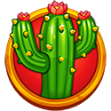 Cartoon-style Cactus Symbol
