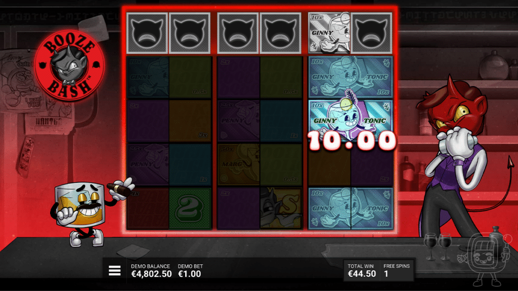 booze bash slot top shelf trouble free spins bonus