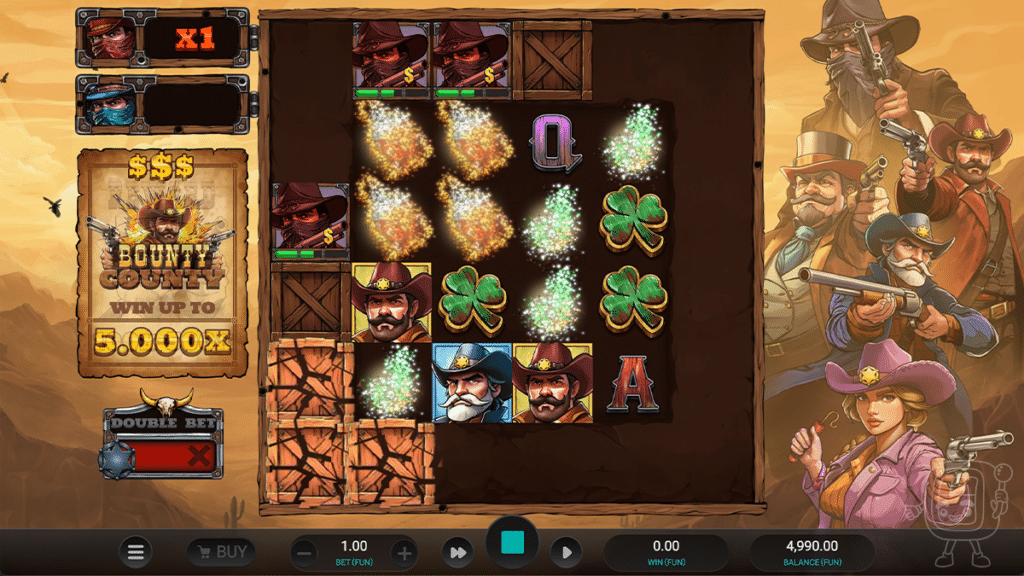 bounty county slot gameplay