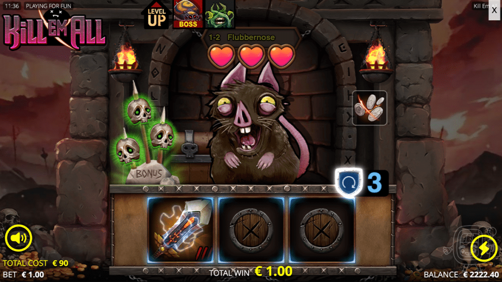 kill em all slot nolimit city dungeon smackdown bonus