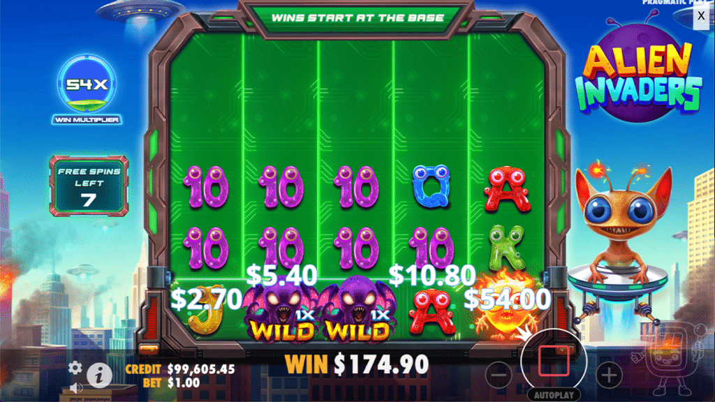 alien invaders slot pragmatic play super bonus
