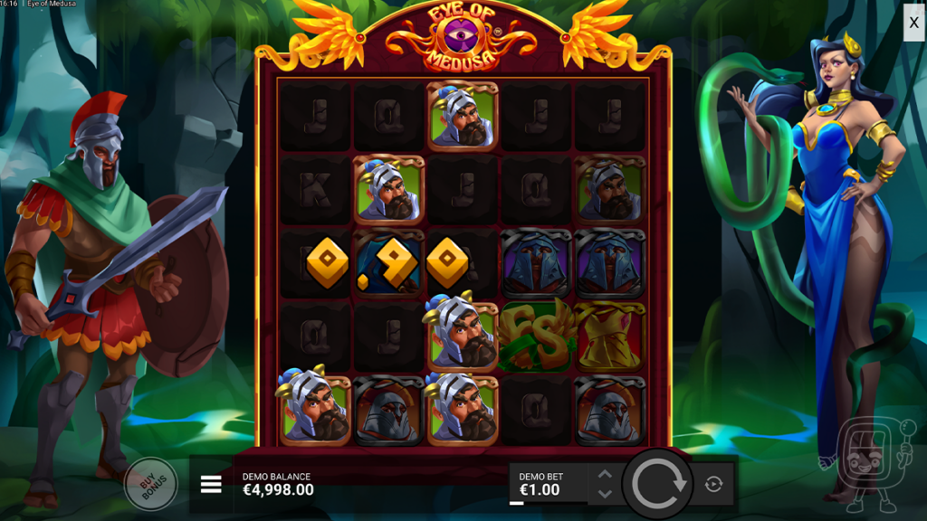 eye of medusa slot gameplay