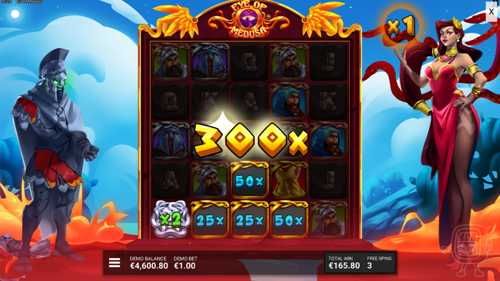 eye of medusa slot gordons gold bonus